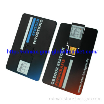promotional costom  credit car stick usb flash drive